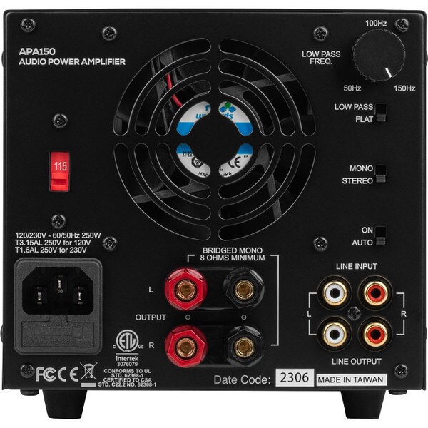 Main product image for Dayton Audio Stereo / Bridgeable Amplifier 150 Watt APA150300-812